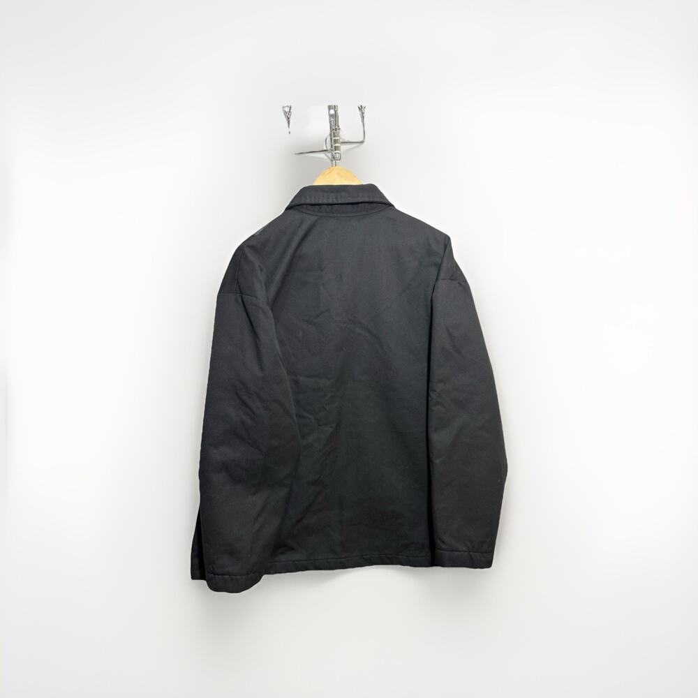Vintage Dickies Eisenhower Jacket XL Black Gray Two Tone Quilted Work Coat USA - Picture 2 of 11